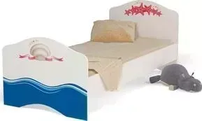 Кровать ABC-KING -классика Ocean 160x90 без ящика для девочки