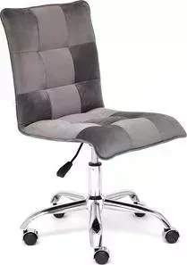 Кресло офисное TetChair Zero бархат серый