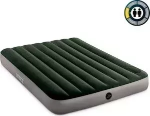 Мат гимнастический INTEX Надувной рас 64762 Downy Airbed 137х191х25 см со встроенным ножным насосом