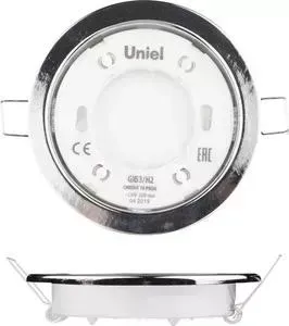 Встраиваемый светильник UNIEL GX53/H2 Chrome 10 Prom