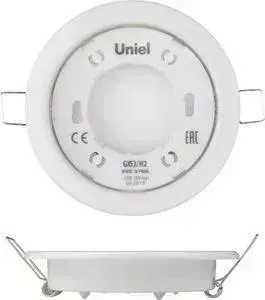 Встраиваемый светильник UNIEL GX53/H2 White 10 Prom