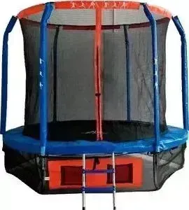 Батут DFC UMP BASKET 12FT-JBSK-B внутр.сетка, лестница (366cм)