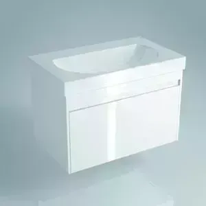 Тумба под раковину Kerama Marazzi Buongiorno 80 весная, 1 ящик, европейский белый (BGN.80.1\WHT.UK)