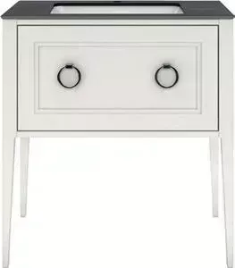 Тумба с раковиной Kerama Marazzi с Plaza Classic 80 напольная, 1 ящик, белая (PL.C.80.1\WHT, PL.wbu.55)