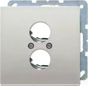 Накладка Jung для 2-ой аудиорозетки LS 990 edelstahl ES2962-2