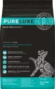 Сухой корм PureLuxe для котят с курицей нутом и лососем 5кг