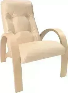 Кресло Мебель Импэкс Модель S7 натуральное дерево/шпон к/з polaris beige
