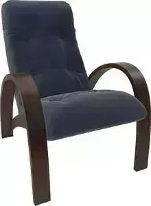 Кресло Мебель Импэкс Модель S7 орех/шпон ткань Verona denim blue