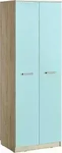 Шкаф для одежды Сильва НМ 14.07 акварель дуб сонома/кенди