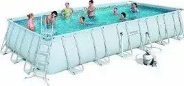 Бассейн каркасный BESTWAY 56471 BW 671х366х132 см 26845л песоч.фил.-насос 5678л/ч тент лестница