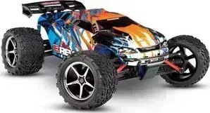 Радиоуправляемая машина TRAXXAS E-Revo 1:16 4WD Brushed TQ Fast Charger, orange - TRA71054-1-OR