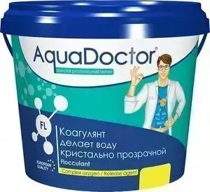 ФЛОКУЛЯНТ AquaDoctor AQ1555 5кг ведро гранулы коагулирующий препарат быстрорастворимый (FL/5KG)