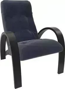 Кресло Мебель Импэкс Модель S7 венге/шпон ткань Verona denim blue