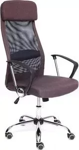 Кресло офисное TetChair Profit ткань коричневый/черный