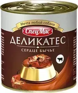 Консервы Зоогурман СпецМяс Деликатес Сердце бычье для взрослых собак 250г