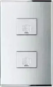WRC 2525 Panasonic Shin Dong-A Розетка ТФ+ CAT5. Parthenon Silver PANASONIC SHIN DONG-A