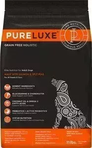 Сухой корм PureLuxe для взрослых собак с лососем и горошком 10,89 кг