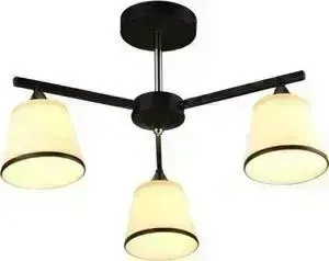 Люстра Imex потолочная MD.3212-3-S BK 3*60Вт Е27