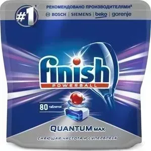 Таблетки для посудомоечной машины FINISH (ПММ) Quantum Max 80 шт