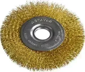 Корщетка STAYER -колесо Professional витая 125 мм х22 мм (35122-125)