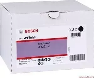 Шлифкруг BOSCH нетканый 125 мм Velcro, Medium AlOx (2.608.624.117)