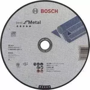 Диск отрезной BOSCH 230х22.2х2.5мм Best for Metal (2.608.603.530)