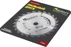 Диск пильный Kolner KSD210*30*24