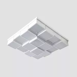 Управляемый светодиодный светильник Ambrella light FS1550 WH/SD 192W D715*715