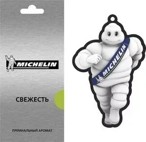Ароматизатор MICHELIN подвесной, картонный, 2D Premium, &quot;свежесть&quot;