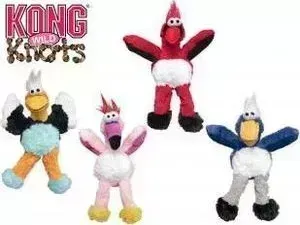 Игрушка KONG WildKnots Birds Medium/Large Dog "Дикие птицы" 28см с канатом внутри плюш для собак