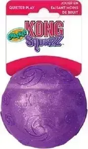 Игрушка KONG Squeezz Crackle Ball Large "Мячик хрустящий" большой 7см для собак