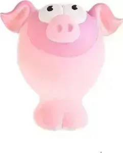 Игрушка HomePet BUBBLE Свинка с пищалкой латекс 10х5х9,5см для собак (PCC104159)