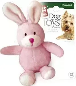 Игрушка GiGwi Dog Toys Squeaker заяц с пищалкой для собак (75119)