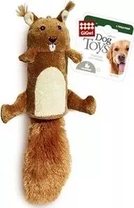 Игрушка GiGwi Dog Toys Squeaker белка с большой пищалкой для собак (75015)