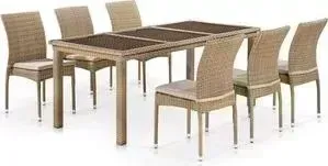 Комплект мебели Afina garden T365/Y380B-W65 6PCS light brown