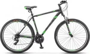 Горный велосипед STELS Navigator 700 D 27.5 F010 (2020) 21 черный/зеленый