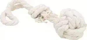 Игрушка Doglike Dental Knot White мяч канатный малый белый для собак мелких пород (D-2358w)