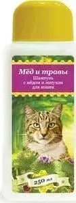 Шампунь Pchelodar Мед и травы с медом и лопухом для кошек 250мл