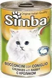 Консервы SIMBA Cat Pate with Rabbit с кроликом паштет для кошек 400г