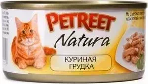 Консервы Petreet Natura куриная грудка для кошек 70г