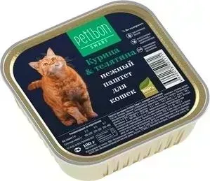 Консервы Petibon Smart курица телятина нежный паштет для кошек 100г (317201003)