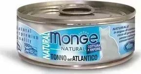 Консервы Monge Cat Natural Atlantic Tuna с атлантическим тунцом для кошек 80г