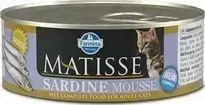 Консервы Farmina Matisse Sadine Mousse Adult Cat мусс с сардинами для кошек 85г