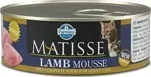 Консервы Farmina Matisse Lamb Mousse Adult Cat мусс с ягненком для кошек 85г