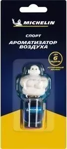 Ароматизатор MICHELIN Бибендум, подвесной, жидкостный, 5 мл. &quot;спорт&quot;