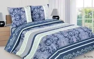 Комплект постельного белья Ecotex 1,5 сп, поплин, Поэтика Эстель (4650074958361)