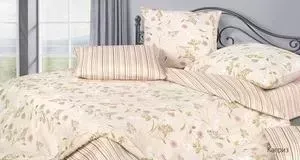 Комплект постельного белья Ecotex семейный, сатин, Гармоника Каприз (4660054344053)