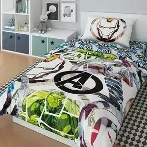 Комплект постельного белья MARVEL 1,5 сп, поплин, Avengers (724745)