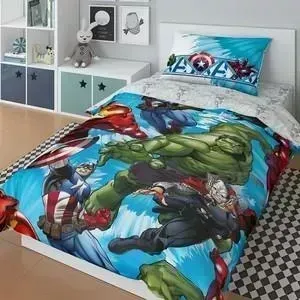 Комплект постельного белья MARVEL 1,5 сп, поплин, Avengers (724747)