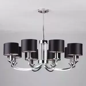 Подвесная люстра EUROSVET 60067/8 хром
